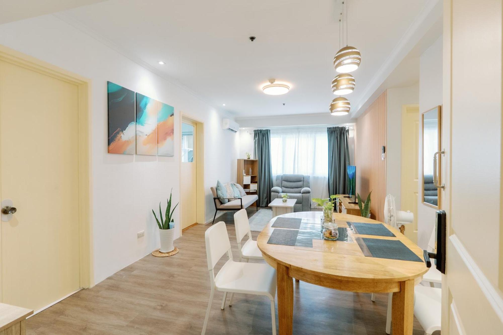 Cozy 2-Bedroom At South Of Market Soma Bgc Near Sm Aura, Market! Market! & Bonifacio High Street Taguig Kültér fotó